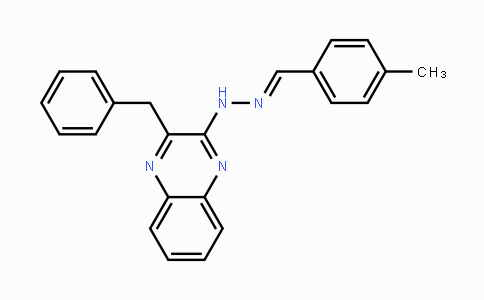 CAS No. 477888-86-1, 4-Methylbenzenecarbaldehyde N-(3-benzyl-2-quinoxalinyl)hydrazone