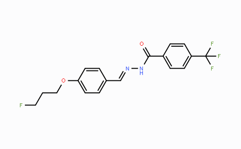 CAS No. 477889-02-4, N'-{(E)-[4-(3-Fluoropropoxy)phenyl]methylidene}-4-(trifluoromethyl)benzenecarbohydrazide