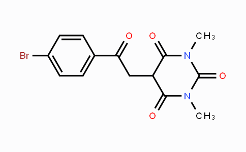 CAS No. 477889-06-8, 5-[2-(4-Bromophenyl)-2-oxoethyl]-1,3-dimethyl-2,4,6(1H,3H,5H)-pyrimidinetrione