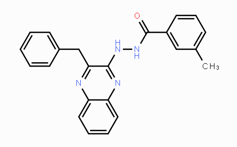CAS No. 477889-29-5, N'-(3-Benzyl-2-quinoxalinyl)-3-methylbenzenecarbohydrazide