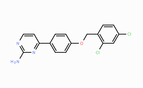CAS No. 477889-41-1, 4-{4-[(2,4-Dichlorobenzyl)oxy]phenyl}-2-pyrimidinamine