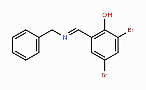 CAS No. 143251-21-2, 2-[(Benzylimino)methyl]-4,6-dibromobenzenol