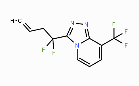 CAS No. 477889-55-7, 3-(1,1-Difluoro-3-butenyl)-8-(trifluoromethyl)[1,2,4]triazolo[4,3-a]pyridine