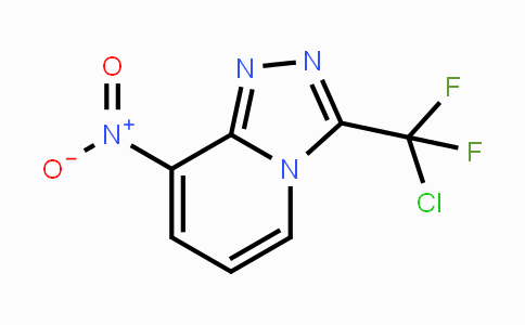 CAS No. 477889-58-0, 3-[Chloro(difluoro)methyl]-8-nitro[1,2,4]triazolo[4,3-a]pyridine