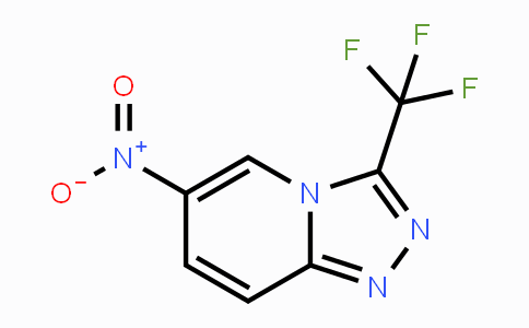 CAS No. 477889-67-1, 6-Nitro-3-(trifluoromethyl)[1,2,4]triazolo[4,3-a]pyridine