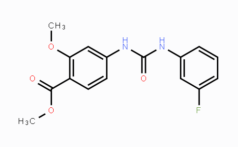 CAS No. 477889-70-6, Methyl 4-{[(3-fluoroanilino)carbonyl]amino}-2-methoxybenzenecarboxylate