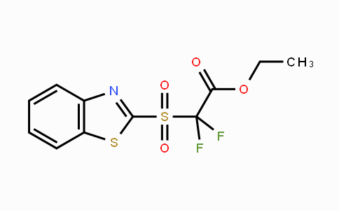 CAS No. 477889-77-3, Ethyl 2-(1,3-benzothiazol-2-ylsulfonyl)-2,2-difluoroacetate
