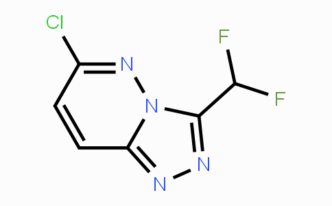 CAS No. 477889-88-6, 6-Chloro-3-(difluoromethyl)[1,2,4]triazolo[4,3-b]pyridazine