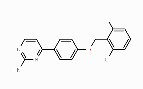 CAS No. 477890-04-3, 4-{4-[(2-Chloro-6-fluorobenzyl)oxy]phenyl}-2-pyrimidinamine
