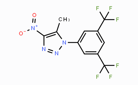 CAS No. 477890-14-5, 1-[3,5-Bis(trifluoromethyl)phenyl]-5-methyl-4-nitro-1H-1,2,3-triazole
