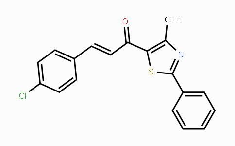 CAS No. 1164520-66-4, (E)-3-(4-Chlorophenyl)-1-(4-methyl-2-phenyl-1,3-thiazol-5-yl)-2-propen-1-one