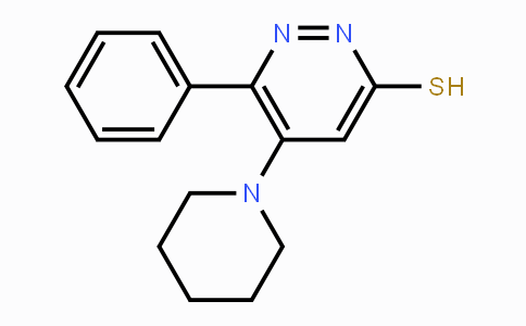 CAS No. 478029-29-7, 6-Phenyl-5-piperidino-3-pyridazinethiol