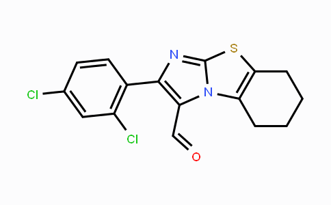 CAS No. 478029-48-0, 2-(2,4-Dichlorophenyl)-5,6,7,8-tetrahydroimidazo[2,1-b][1,3]benzothiazole-3-carbaldehyde