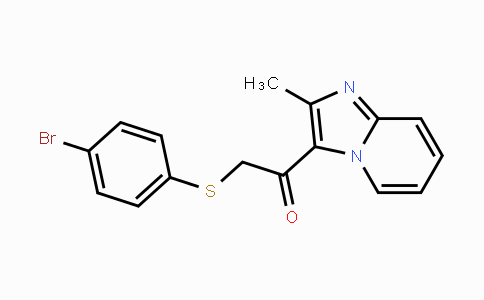 CAS No. 478029-66-2, 2-[(4-Bromophenyl)sulfanyl]-1-(2-methylimidazo[1,2-a]pyridin-3-yl)-1-ethanone