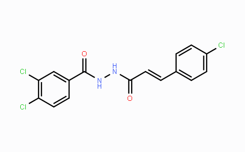 CAS No. 478029-79-7, 3,4-Dichloro-N'-[(E)-3-(4-chlorophenyl)-2-propenoyl]benzenecarbohydrazide