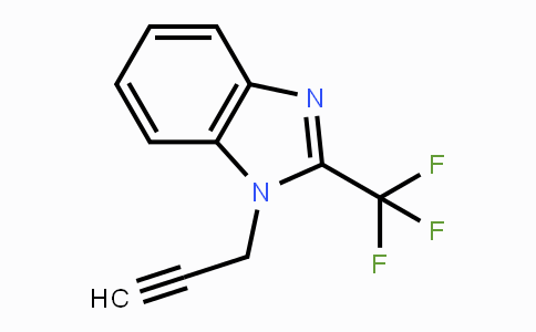 CAS No. 139591-04-1, 1-(2-Propynyl)-2-(trifluoromethyl)-1H-1,3-benzimidazole