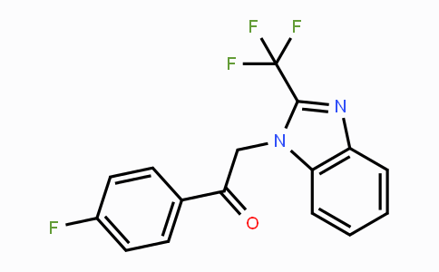 CAS No. 478030-60-3, 1-(4-Fluorophenyl)-2-[2-(trifluoromethyl)-1H-1,3-benzimidazol-1-yl]-1-ethanone
