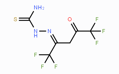 CAS No. 691879-66-0, 2-[(Z)-4,4,4-Trifluoro-3-oxo-1-(trifluoromethyl)butylidene]-1-hydrazinecarbothioamide