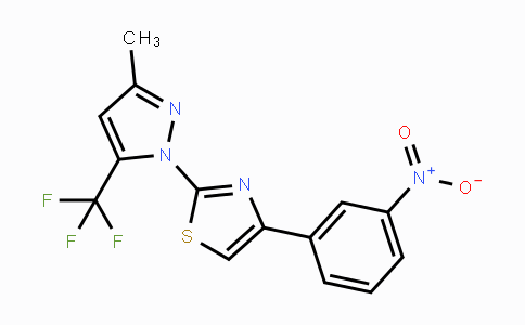DY117567 | 955964-27-9 | 2-[3-Methyl-5-(trifluoromethyl)-1H-pyrazol-1-yl]-4-(3-nitrophenyl)-1,3-thiazole