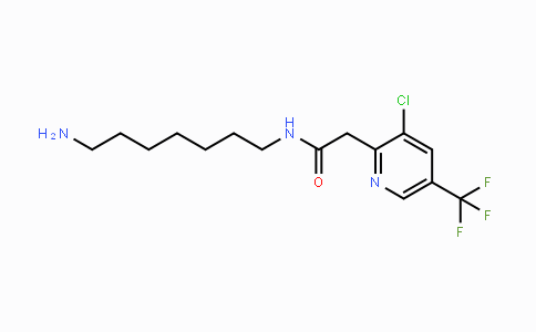 CAS No. 882747-18-4, N-(7-Aminoheptyl)-2-[3-chloro-5-(trifluoromethyl)-2-pyridinyl]acetamide