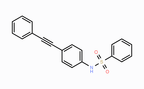 CAS No. 439097-32-2, N-[4-(2-Phenylethynyl)phenyl]benzenesulfonamide