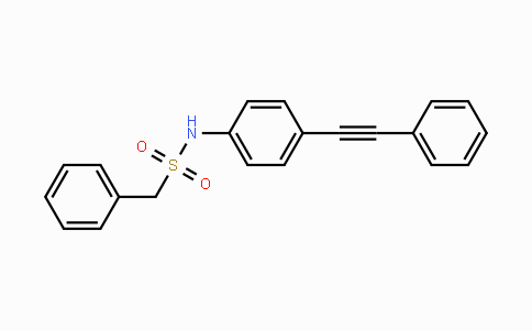 CAS No. 439097-35-5, Phenyl-N-[4-(2-phenylethynyl)phenyl]methanesulfonamide