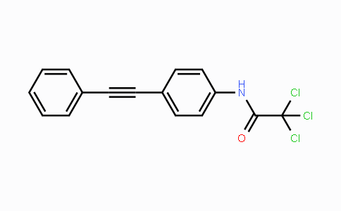 CAS No. 439097-38-8, 2,2,2-Trichloro-N-[4-(2-phenylethynyl)phenyl]acetamide