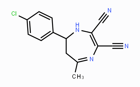 MC117589 | 861209-95-2 | 7-(4-Chlorophenyl)-5-methyl-6,7-dihydro-1H-1,4-diazepine-2,3-dicarbonitrile
