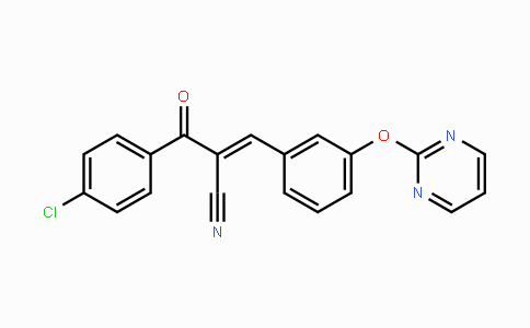 CAS No. 861210-22-2, (E)-2-(4-Chlorobenzoyl)-3-[3-(2-pyrimidinyloxy)phenyl]-2-propenenitrile