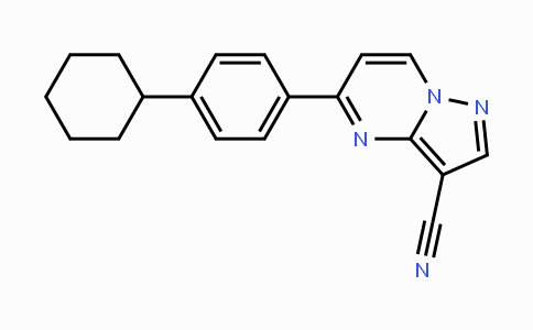 CAS No. 861210-26-6, 5-(4-Cyclohexylphenyl)pyrazolo[1,5-a]pyrimidine-3-carbonitrile