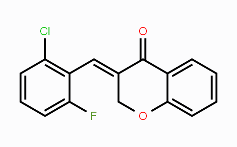 CAS No. 1705584-20-8, 3-[(E)-(2-Chloro-6-fluorophenyl)methylidene]-2,3-dihydro-4H-chromen-4-one