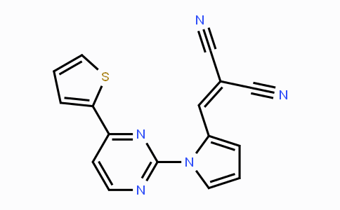 CAS No. 861210-74-4, 2-({1-[4-(2-Thienyl)-2-pyrimidinyl]-1H-pyrrol-2-yl}methylene)malononitrile