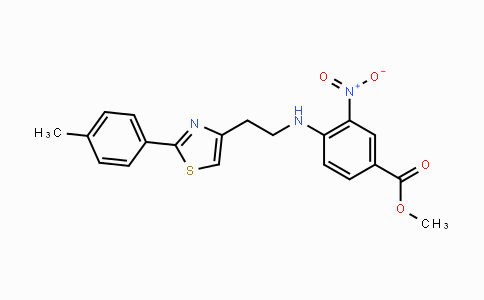 CAS No. 861211-03-2, Methyl 4-({2-[2-(4-methylphenyl)-1,3-thiazol-4-yl]ethyl}amino)-3-nitrobenzenecarboxylate