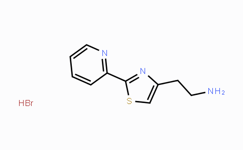 CAS No. 1052552-07-4, 2-[2-(2-Pyridinyl)-1,3-thiazol-4-yl]-1-ethanamine-hydrobromide