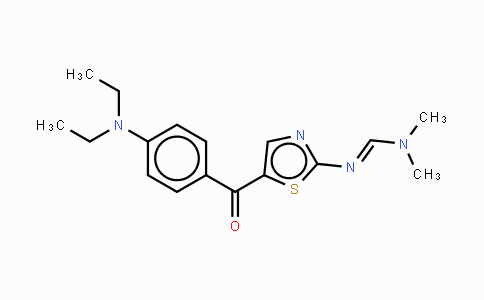 CAS No. 861211-30-5, N'-{5-[4-(Diethylamino)benzoyl]-1,3-thiazol-2-yl}-N,N-dimethyliminoformamide