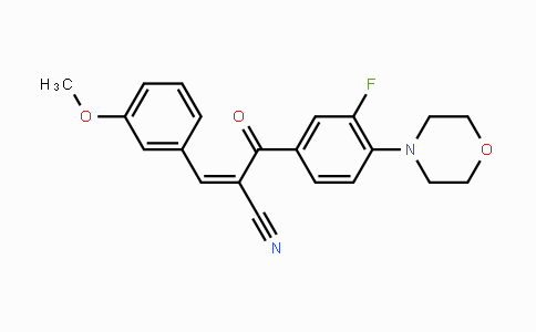 CAS No. 900019-69-4, (Z)-2-(3-Fluoro-4-morpholinobenzoyl)-3-(3-methoxyphenyl)-2-propenenitrile