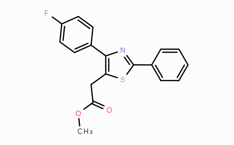 CAS No. 900019-70-7, Methyl 2-[4-(4-fluorophenyl)-2-phenyl-1,3-thiazol-5-yl]acetate
