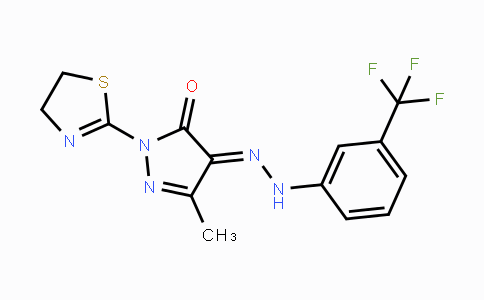 CAS No. 338402-56-5, 1-(4,5-Dihydro-1,3-thiazol-2-yl)-3-methyl-1H-pyrazole-4,5-dione 4-{N-[3-(trifluoromethyl)phenyl]hydrazone}