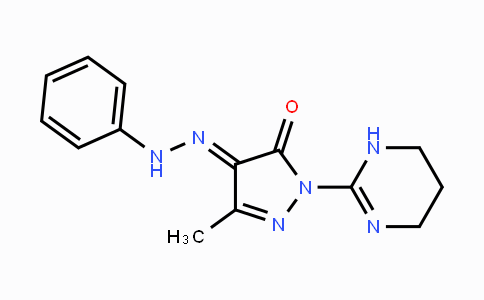 CAS No. 338402-59-8, 3-Methyl-1-(1,4,5,6-tetrahydro-2-pyrimidinyl)-1H-pyrazole-4,5-dione 4-(N-phenylhydrazone)