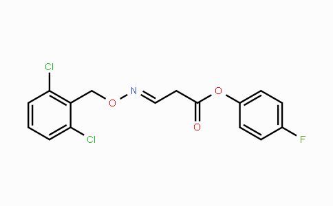 MC117668 | 338404-22-1 | 4-Fluorophenyl 3-{[(2,6-dichlorobenzyl)oxy]imino}propanoate