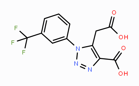 DY117669 | 400080-07-1 | 5-(Carboxymethyl)-1-[3-(trifluoromethyl)phenyl]-1H-1,2,3-triazole-4-carboxylic acid