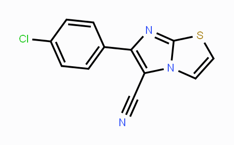 CAS No. 143541-65-5, 6-(4-Chlorophenyl)imidazo[2,1-b][1,3]thiazole-5-carbonitrile
