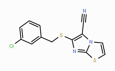 MC117673 | 338404-72-1 | 6-[(3-Chlorobenzyl)sulfanyl]imidazo[2,1-b][1,3]thiazole-5-carbonitrile
