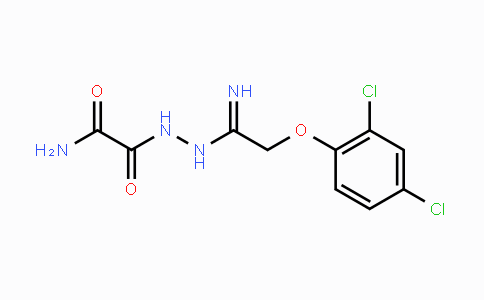 CAS No. 338405-15-5, 2-{2-[2-(2,4-Dichlorophenoxy)ethanimidoyl]hydrazino}-2-oxoacetamide