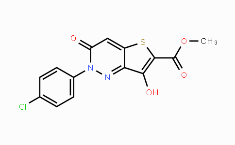 CAS No. 338405-40-6, Methyl 2-(4-chlorophenyl)-7-hydroxy-3-oxo-2,3-dihydrothieno[3,2-c]pyridazine-6-carboxylate