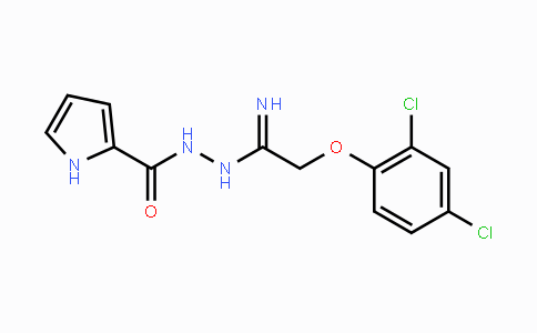 CAS No. 400080-24-2, N'-[2-(2,4-Dichlorophenoxy)ethanimidoyl]-1H-pyrrole-2-carbohydrazide