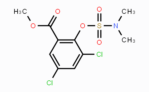 CAS No. 338405-94-0, Methyl 3,5-dichloro-2-{[(dimethylamino)sulfonyl]oxy}benzenecarboxylate