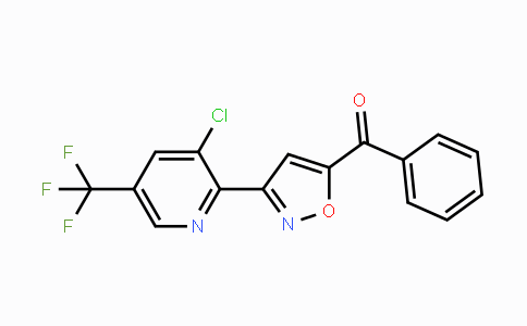 CAS No. 478030-83-0, {3-[3-Chloro-5-(trifluoromethyl)-2-pyridinyl]-5-isoxazolyl}(phenyl)methanone