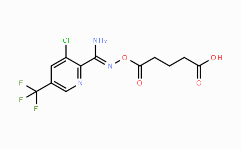 400080-44-6 | 5-[({(Z)-Amino[3-chloro-5-(trifluoromethyl)-2-pyridinyl]methylidene}amino)oxy]-5-oxopentanoic acid