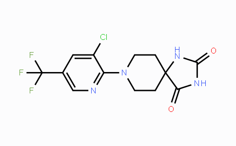 CAS No. 338408-74-5, 8-[3-Chloro-5-(trifluoromethyl)-2-pyridinyl]-1,3,8-triazaspiro[4.5]decane-2,4-dione